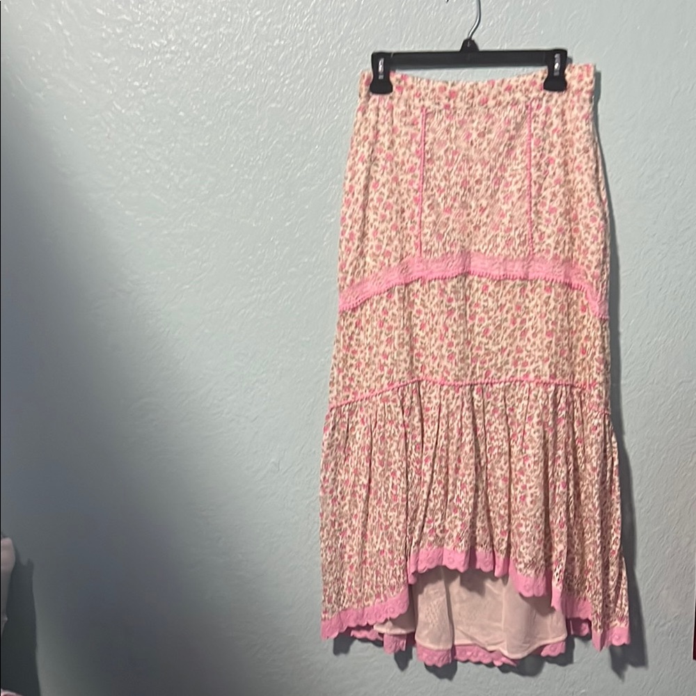 Floral Pink Skirt
